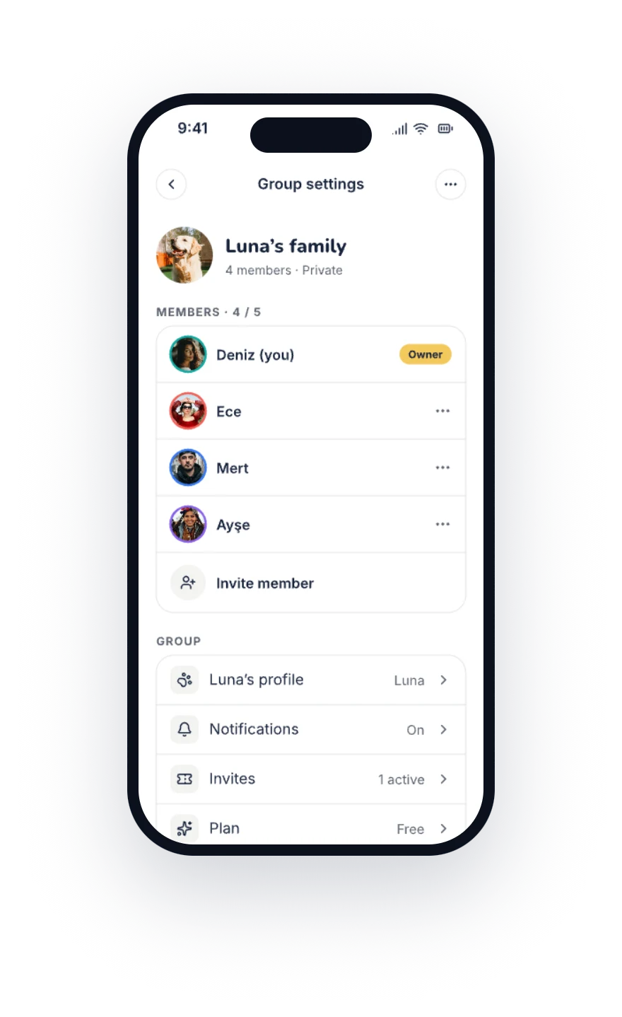 Creating a group for your pet in Aldu